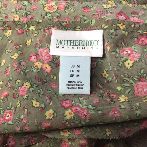 Motherhood Maternity flutter sleeve ruffle Medium - Picture 10 of 14